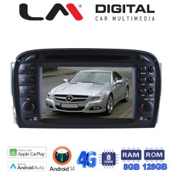 LM Digital - LM G817M6 Οθόνη OEM Multimedia Αυτοκινήτου για MERCEDES SL (R230) 10/2001 > 12/2006 (CarPlay/AndroidAuto/BT/GPS/WIFI/GPRS)