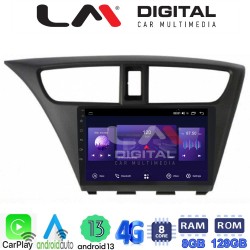 LM Digital - LM ZT8389 GPS Οθόνη OEM Multimedia Αυτοκινήτου για Honda Civic 2012 > 2016 (CarPlay/AndroidAuto/BT/GPS/WIFI/GPRS)