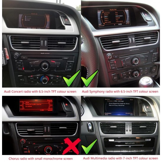 LM Digital - LM G31089SQ Οθόνη OEM Multimedia Αυτοκινήτου για AUDI A4 2008 > 2013 (CarPlay/AndroidAuto/BT/GPS/WIFI/GPRS)