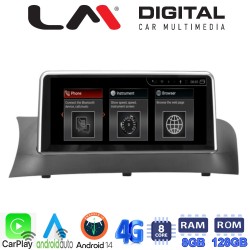 LM Digital - LM G114M10 CIC Οθόνη OEM Multimedia Αυτοκινήτου για BMW X3 & X4 2011 > 2013 (CarPlay/AndroidAuto/BT/GPS/WIFI/GPRS)