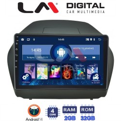 LM Digital - LM ZL4414 GPS Οθόνη OEM Multimedia Αυτοκινήτου για HYUNDAI IX35 2009>2015 (BT/GPS/WIFI)