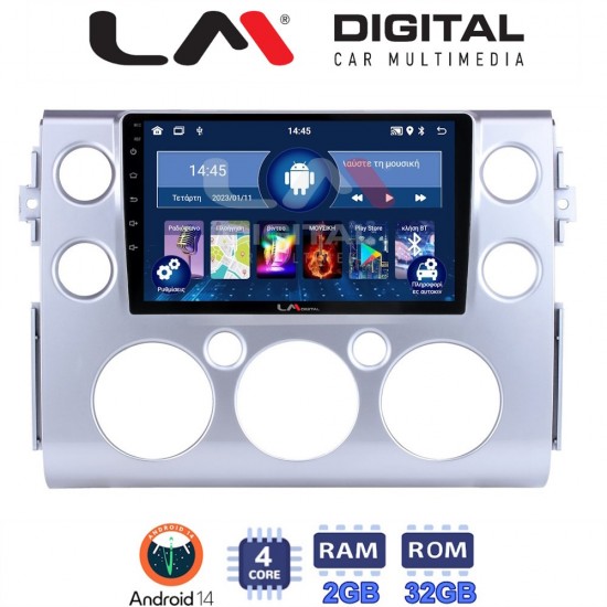LM Digital - LM ZL4563 GPS Οθόνη OEM Multimedia Αυτοκινήτου για TOYOTA FJ CRUISER 2014> (BT/GPS/WIFI)