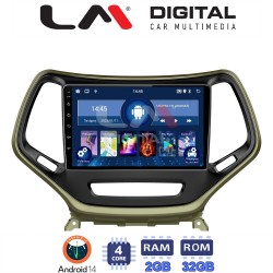 LM Digital - LM ZL4119 GPS Οθόνη OEM Multimedia Αυτοκινήτου για JEEP CHEROKEE 2014> (BT/GPS/WIFI)