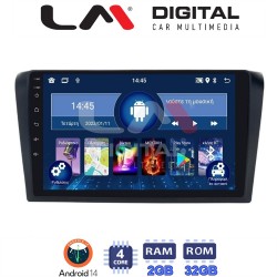 LM Digital - LM ZL4161 GPS Οθόνη OEM Multimedia Αυτοκινήτου για MAZDA 3 2003 > 2008 (BT/GPS/WIFI)