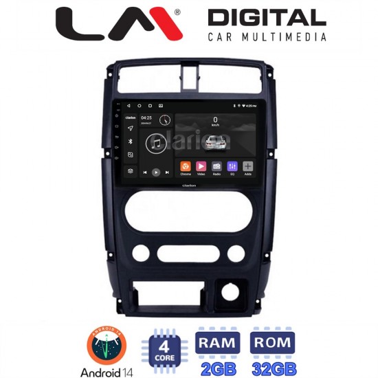 LM Digital - LM ZL4186 GPS Οθόνη OEM Multimedia Αυτοκινήτου για SUZUKI JIMNY 2007 > 2018 (BT/GPS/WIFI)