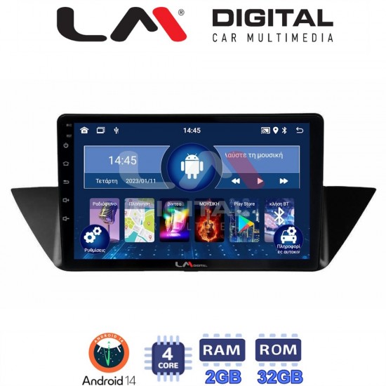 LM Digital - LM ZL4219 GPS Οθόνη OEM Multimedia Αυτοκινήτου για BMW X1 (E84) 2009>2014 (BT/GPS/WIFI)