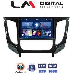 LM Digital - LM ZL4230 GPS Οθόνη OEM Multimedia Αυτοκινήτου για Mitsubishi L200 2014 >Μόνο για αυτοκίνητα με Κλιματισμό (BT/GPS/WIFI/GPRS)