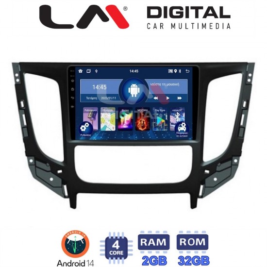 LM Digital - LM ZL4230 GPS Οθόνη OEM Multimedia Αυτοκινήτου για Mitsubishi L200 2014 >Μόνο για αυτοκίνητα με Κλιματισμό (BT/GPS/WIFI/GPRS)