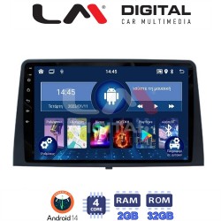 LM Digital - LM ZL4330 GPS Οθόνη OEM Multimedia Αυτοκινήτου για CITROEN BERLINGO - PEUGEOT PARTNER 2019> (BT/GPS/WIFI)