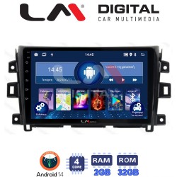 LM Digital - LM ZL4716 GPS Οθόνη OEM Multimedia Αυτοκινήτου για Nissan Navara D23 2016> (BT/GPS/WIFI)
