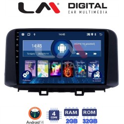 LM Digital - LM ZL4961 GPS Οθόνη OEM Multimedia Αυτοκινήτου για HYUNDAI KONA mod.2017> (BT/GPS/WIFI)