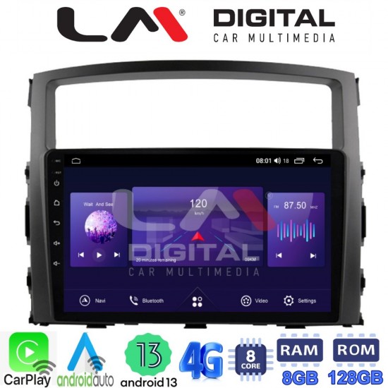 LM Digital - LM ZT8038 GPS Οθόνη OEM Multimedia Αυτοκινήτου για MITSUBISHI PAJERO 2006>2014 (CarPlay/AndroidAuto/BT/GPS/WIFI/GPRS)