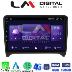 LM Digital - LM ZT8078 GPS Οθόνη OEM Multimedia Αυτοκινήτου για AUDI TT 2007 > 2014 (CarPlay/AndroidAuto/BT/GPS/WIFI/GPRS)