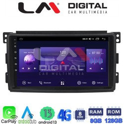 LM Digital - LM ZT8087 GPS Οθόνη OEM Multimedia Αυτοκινήτου για SMART 2007>2010 (CarPlay/AndroidAuto/BT/GPS/WIFI/GPRS)