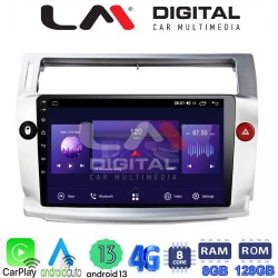 LM Digital - LM ZT8088 GPS Οθόνη OEM Multimedia Αυτοκινήτου για CITROEN C4 2004 > 2011 (CarPlay/AndroidAuto/BT/GPS/WIFI/GPRS)
