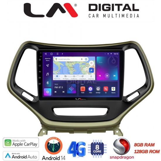 LM Digital - LM ZT8119 GPS Οθόνη OEM Multimedia Αυτοκινήτου για JEEP CHEROKEE 2014> (CarPlay/AndroidAuto/BT/GPS/WIFI/GPRS)