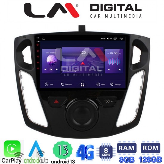 LM Digital - LM ZT8150 GPS Οθόνη OEM Multimedia Αυτοκινήτου για FORD FOCUS 2015>2018 (CarPlay/AndroidAuto/BT/GPS/WIFI/GPRS)