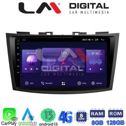 LM Digital - LM ZT8179 GPS Οθόνη OEM Multimedia Αυτοκινήτου για SUZUKI SWIFT 2011>2016 (CarPlay/AndroidAuto/BT/GPS/WIFI/GPRS)