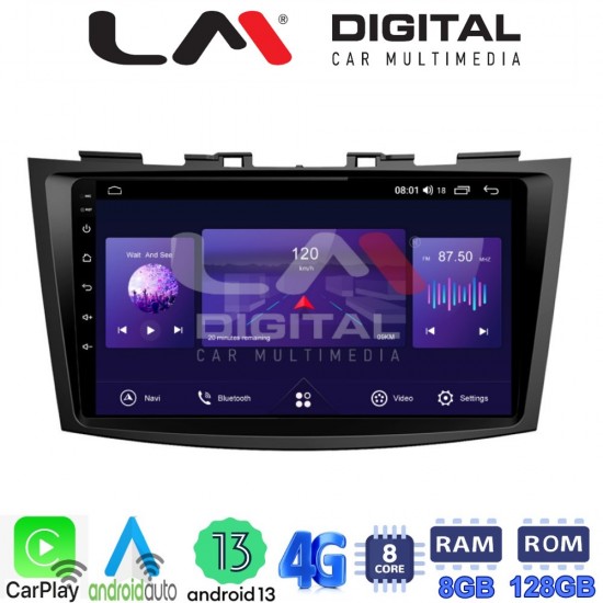 LM Digital - LM ZT8179 GPS Οθόνη OEM Multimedia Αυτοκινήτου για SUZUKI SWIFT 2011>2016 (CarPlay/AndroidAuto/BT/GPS/WIFI/GPRS)