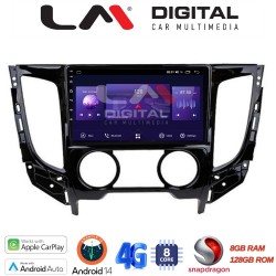 LM Digital - LM ZT8230 GPS Οθόνη OEM Multimedia Αυτοκινήτου για Mitsubishi L200 2014 >Μόνο για αυτοκίνητα με Κλιματισμό (CarPlay/AndroidAuto/BT/GPS/WIFI/GPRS)