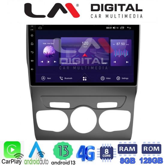 LM Digital - LM ZT8241 GPS Οθόνη OEM Multimedia Αυτοκινήτου για Citroen C4 2011 > 2019 (CarPlay/AndroidAuto/BT/GPS/WIFI/GPRS)