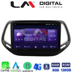 LM Digital - LM ZT8253 GPS Οθόνη OEM Multimedia Αυτοκινήτου για JEEP COMPASS 2017> (CarPlay/AndroidAuto/BT/GPS/WIFI/GPRS)