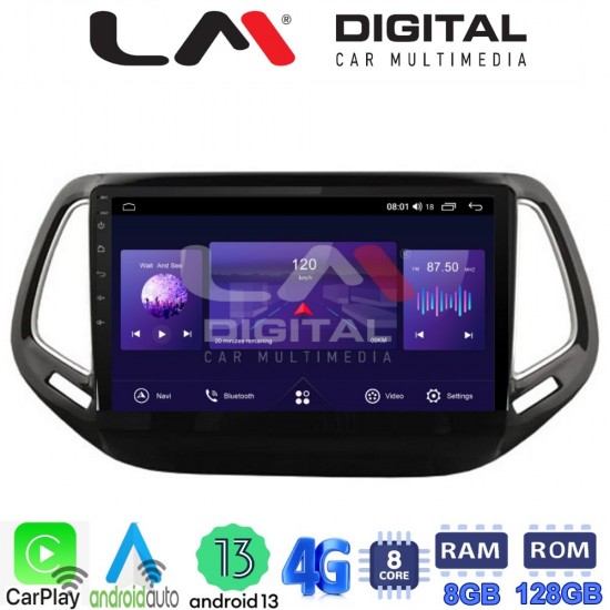 LM Digital - LM ZT8253 GPS Οθόνη OEM Multimedia Αυτοκινήτου για JEEP COMPASS 2017> (CarPlay/AndroidAuto/BT/GPS/WIFI/GPRS)