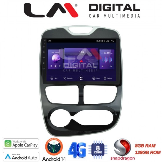 LM Digital - LM ZT8320 GPS Οθόνη OEM Multimedia Αυτοκινήτου για RENAULT CLIO 2012 > 2015 (CarPlay/AndroidAuto/BT/GPS/WIFI/GPRS)