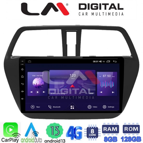 LM Digital - LM ZT8337 GPS Οθόνη OEM Multimedia Αυτοκινήτου για SUZUKI SX4 SCROSS 2014> (CarPlay/AndroidAuto/BT/GPS/WIFI/GPRS)