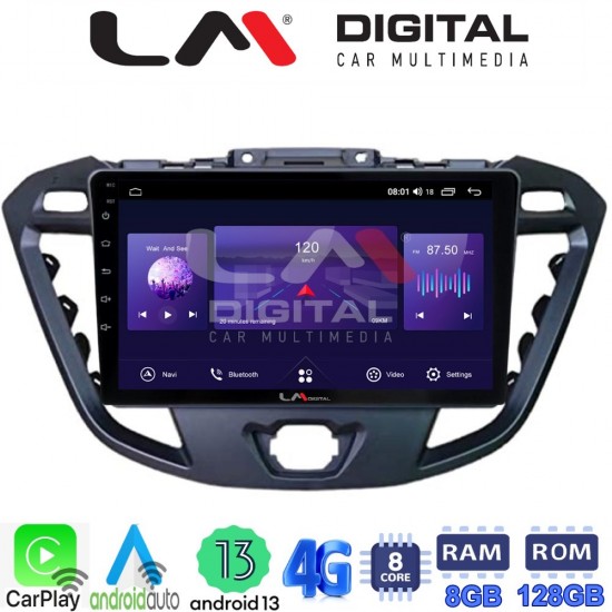 LM Digital - LM ZT8366 GPS Οθόνη OEM Multimedia Αυτοκινήτου για TRANSIT CUSTOM - TOURNEO CUSTOM 2013> (CarPlay/AndroidAuto/BT/GPS/WIFI/GPRS)