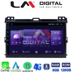 LM Digital - LM ZT8384 GPS Οθόνη OEM Multimedia Αυτοκινήτου για TOYOTA LANDCRUISER J100 2003>2009 (CarPlay/AndroidAuto/BT/GPS/WIFI/GPRS)