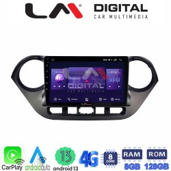 LM Digital - LM ZT8406 GPS Οθόνη OEM Multimedia Αυτοκινήτου για Hyundai i10 2014> (CarPlay/AndroidAuto/BT/GPS/WIFI/GPRS)