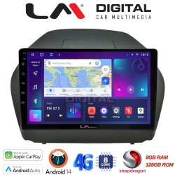 LM Digital - LM ZT8414 GPS Οθόνη OEM Multimedia Αυτοκινήτου για HYUNDAI IX35 2009>2015 (CarPlay/AndroidAuto/BT/GPS/WIFI/GPRS)