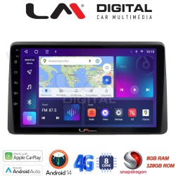 LM Digital - LM ZT8434 GPS Οθόνη OEM Multimedia Αυτοκινήτου για DACIA DUSTER 2019> (CarPlay/AndroidAuto/BT/GPS/WIFI/GPRS)