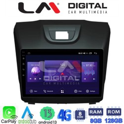 LM Digital - LM ZT8435 GPS Οθόνη OEM Multimedia Αυτοκινήτου για ISUZU DMAX 2012> (CarPlay/AndroidAuto/BT/GPS/WIFI/GPRS)