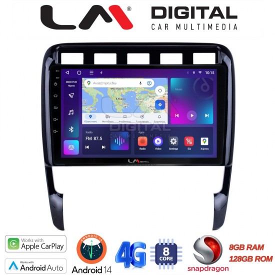 LM Digital - LM ZT8443 GPS Οθόνη OEM Multimedia Αυτοκινήτου για PORSCHE CAYENNE 2002>2011 (CarPlay/AndroidAuto/BT/GPS/WIFI/GPRS)