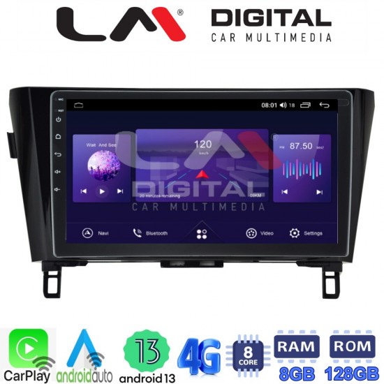 LM Digital - LM ZT8473 GPS Οθόνη OEM Multimedia Αυτοκινήτου για NISSAN QASHQAI & XTRAIL 2014> (CarPlay/AndroidAuto/BT/GPS/WIFI/GPRS)
