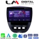 LM Digital - LM ZT8560 GPS Οθόνη OEM Multimedia Αυτοκινήτου για Aygo & C1 & 107 '05>'14 (CarPlay/AndroidAuto/BT/GPS/WIFI/GPRS)