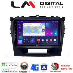 LM Digital - LM ZT8571 GPS Οθόνη OEM Multimedia Αυτοκινήτου για SUZUKI VITARA & BREZZA 2016> (CarPlay/AndroidAuto/BT/GPS/WIFI/GPRS)