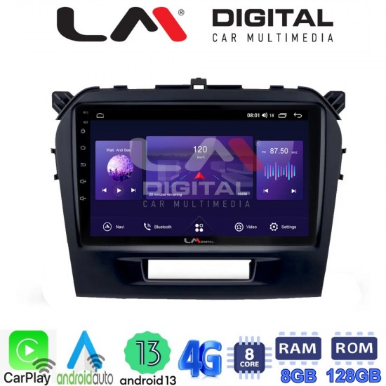 LM Digital - LM ZT8571 GPS Οθόνη OEM Multimedia Αυτοκινήτου για SUZUKI VITARA & BREZZA 2016> (CarPlay/AndroidAuto/BT/GPS/WIFI/GPRS)