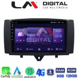 LM Digital - LM ZT8587 GPS Οθόνη OEM Multimedia Αυτοκινήτου για SMART ForTwo 2011> 2015 (CarPlay/AndroidAuto/BT/GPS/WIFI/GPRS)