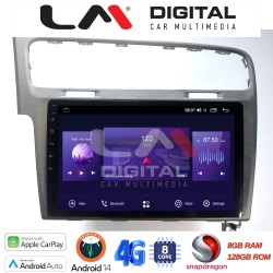 LM Digital - LM ZT8591 GPS Οθόνη OEM Multimedia Αυτοκινήτου για VW GOLF7 (CarPlay/AndroidAuto/BT/GPS/WIFI/GPRS)