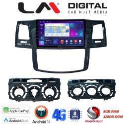 LM Digital - LM ZT8821 GPS Οθόνη OEM Multimedia Αυτοκινήτου για TOYOTA HILUX 2005>2016 (CarPlay/AndroidAuto/BT/GPS/WIFI/GPRS)