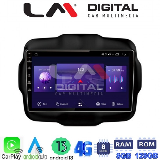 LM Digital - LM ZT8952 GPS Οθόνη OEM Multimedia Αυτοκινήτου για RENEGADE 2014> (CarPlay/AndroidAuto/BT/GPS/WIFI/GPRS)