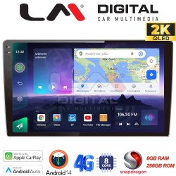LM Digital - LM Q8909 GPS Οθόνη universal tablet style Multimedia Αυτοκινήτου 9.5 inch (CarPlay/AndroidAuto/BT/GPS/WIFI/GPRS)