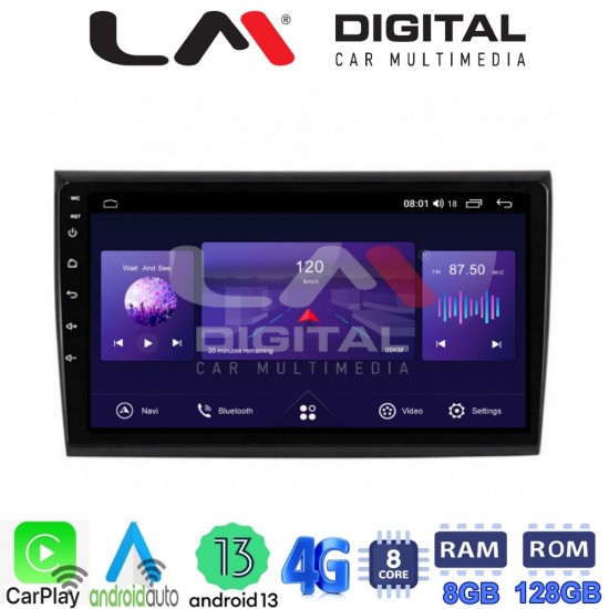 LM Digital - LM ZT8250 GPS Οθόνη OEM Multimedia Αυτοκινήτου για Fiat Bravo 2007> (CarPlay/AndroidAuto/BT/GPS/WIFI/GPRS)