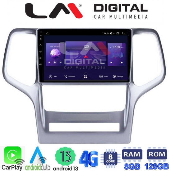 LM Digital - LM ZT8234 GPS Οθόνη OEM Multimedia Αυτοκινήτου για Jeep Gran Cherokee 2011 > 2013 (CarPlay/AndroidAuto/BT/GPS/WIFI/GPRS)