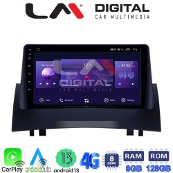 LM Digital - LM ZT8138 GPS Οθόνη OEM Multimedia Αυτοκινήτου για Renault Megane2 2002 > 2008 (CarPlay/AndroidAuto/BT/GPS/WIFI/GPRS)