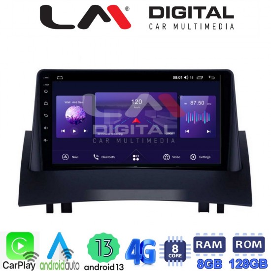 LM Digital - LM ZT8138 GPS Οθόνη OEM Multimedia Αυτοκινήτου για Renault Megane2 2002 > 2008 (CarPlay/AndroidAuto/BT/GPS/WIFI/GPRS)