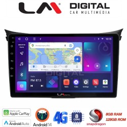 LM Digital - LM ZT8156 GPS Οθόνη OEM Multimedia Αυτοκινήτου για Hyundai i30 2012 > 2017 (CarPlay/AndroidAuto/BT/GPS/WIFI/GPRS)